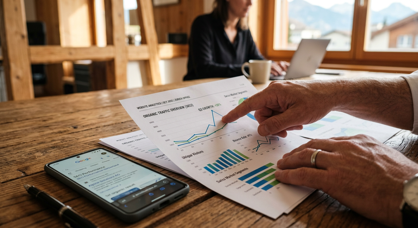 Analyse des bénéfices concrets du référencement IA pour une PME suisse sur ChatGPT et Gemini
