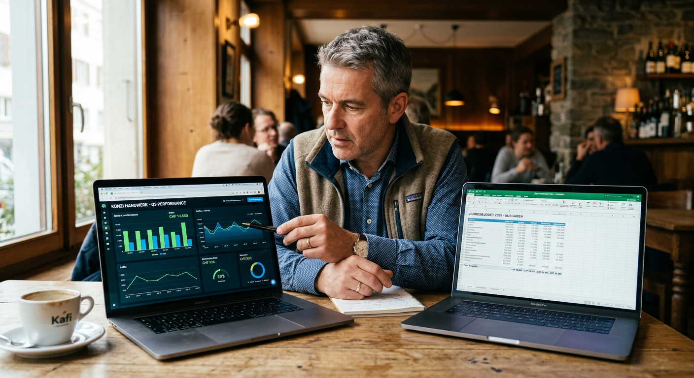 PME suisse comparant les options de référencement SEO et les alternatives moins chères sur ordinateur