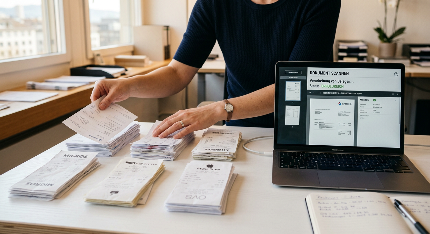 Automatisation du traitement des factures et documents comptables par intelligence artificielle dans une fiduciaire en Suisse