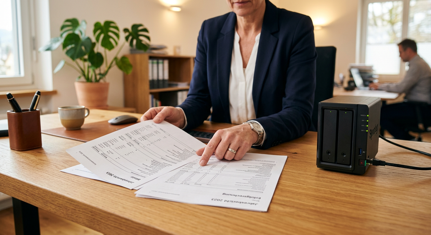 Fiduciaire suisse travaillant avec une solution IA hébergée localement pour la gestion de documents confidentiels