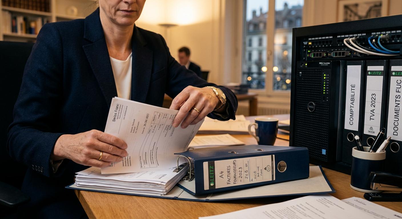 Traitement automatisé de documents comptables par un agent IA local dans une fiduciaire romande
