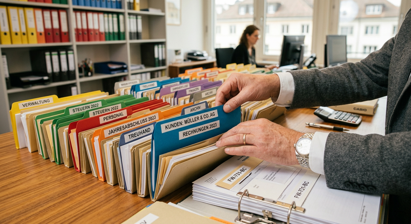 Conventions de classement personnalisées apprises par un logiciel IA dans un cabinet fiduciaire en Suisse romande