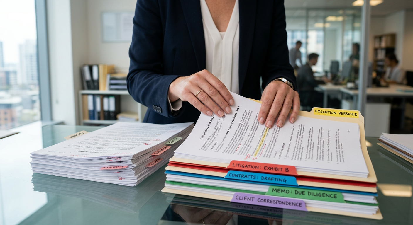 Classification personnalisée de documents juridiques par apprentissage automatique dans un cabinet d'avocats en Suisse romande