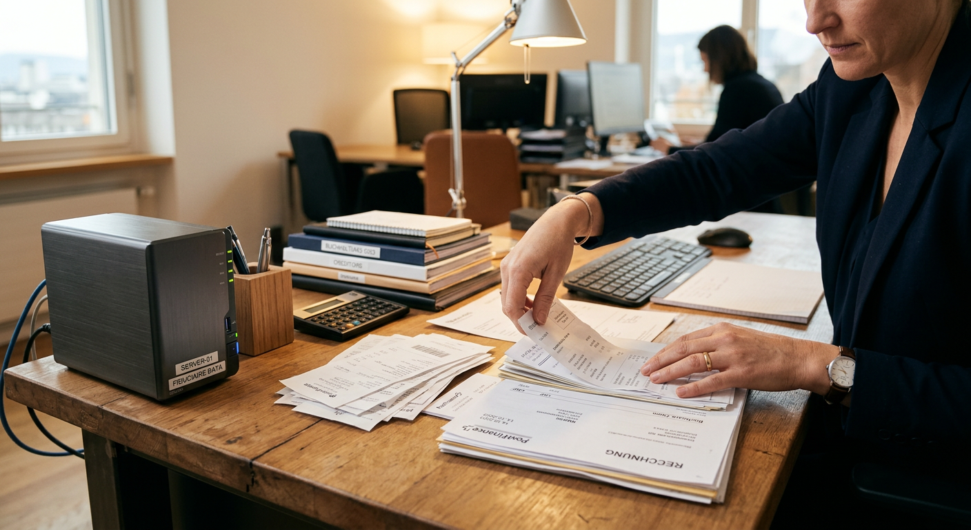 Traitement automatisé de documents comptables par un agent IA local dans une fiduciaire en Suisse romande